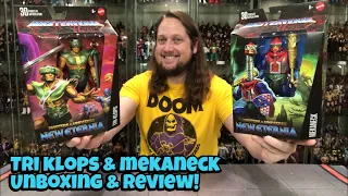 Tri Klops & Mekaneck Masters of the Universe Unboxing & Review!