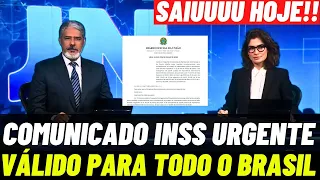 SAIU HOJE! EM PLENA SEXTA-FEIRA, COMUNICADO INSS URGENTE + LULA ANUNCIA SURPRESA PARA TODO O BRASIL