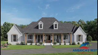 MODERN FARMHOUSE PLAN 4534-00090 WITH INTERIOR