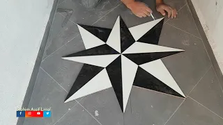 شرح كيفية قص وتثبيت ديكور السيراميك المغربي  Explain how to cut and install Moroccan ceramic décor