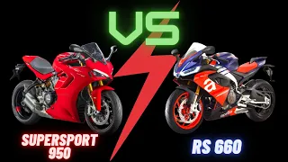 SuperSport 950 Vs RS 660 - 2021's HOTTEST Middleweight Sportbikes