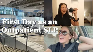 Day in my life as an outpatient therapist / New Apartment Tour / SLP Work Day!!