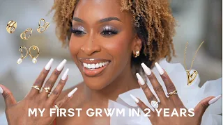 FIRST GRWM IN 2 YEARS! Get glam and Catch up | Jackie Aina