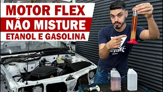 NUNCA FAÇA ISTO! Não misture ETANOL e GASOLINA em MOTOR FLEX! Veja o porque!