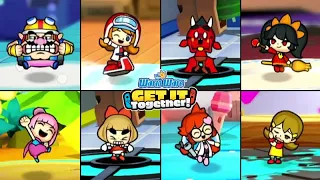 WarioWare: Get It Together! - All Victory, Losing and Game Over Animations