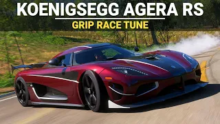 Forza Horizon 5 Tuning - 2017 Koenigsegg Agera RS - FH5 Grip Race Build, Tune & Gameplay