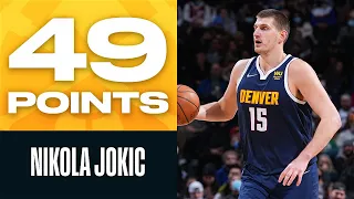 Jokic Goes Off For 49 PTS, 14 REB & 10 AST in OT thriller vs LAC 👀