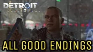 Detroit Become Human True Ending - All Good Endings/Survivors Trophy & Secret Ending