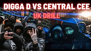 Digga D vs Central Cee: Der brutaIe Beef in London