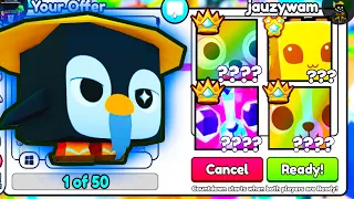 Trading *NEW* Huge Sensei Penguin for INSANE OFFERS... (Pet Simulator 99)