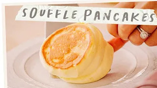 Perfect SOUFFLE PANCAKE Recipe - 1 EGG Easy & Fluffy Soufflé Pancakes