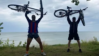 150 km by bike in 10 hours along the coast of the Baltic Sea! Subtitles