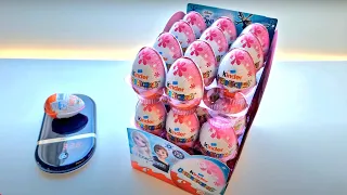 Kinder Surprise Eggs Disney Frozen "Applaydu" - Big Unboxing!