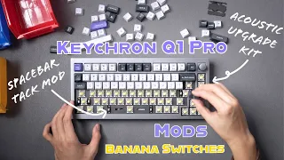 Keychron Q1 Pro Acoustic Upgrade Kit Foam and Spacebar Mod (ASMR)