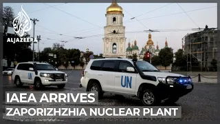 IAEA team reaches Zaporizhzhia on the way to nuclear plant