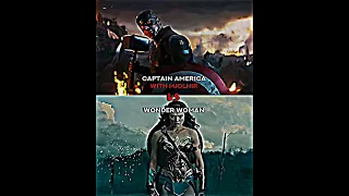 Captain America vs Wonder woman ( live Action ) #shorts #captainamerica #wonderwoman #1v1 #dceu #mcu