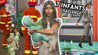 7 Infant Challenge ft. AGNES Crumplebottom! l The Sims 4