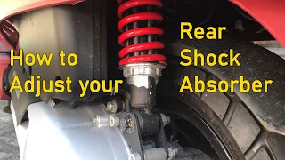 How to Adjust your Rear Shock Absorber