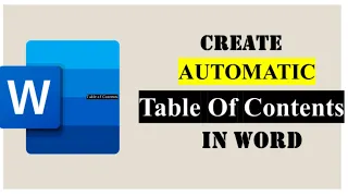 How to Create Automatic Table of Contents in Word | Automatic & Hyperlinked | Table of Content