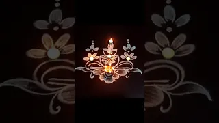 Easy n new Karthigai Deepam Kolam designs 🌺 Colourful Deepam rangoli designs 🌺 Latest Muggulu