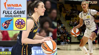 Indiana Fever vs Los Angeles Sparks Full Game 2nd | May 22,2024 | WNBA 2024 Season | Caitlin Clark