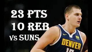 Nikola Jokic 23 Pts 10 Reb Denver Nuggets vs Phoenix Suns