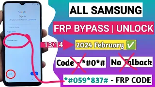 WITHOUT PC 2024:- SAMSUNG FRP Bypass Android 13/14 [100% DONE]  No *#0*# | No Need Unlock Tool