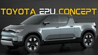 Toyota EPU Concept Looks Like a Production-Ready Electric Pickup