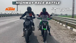 Duke390 Bs6 Vs Dominar400 Bs6 Drag Race | TOP END