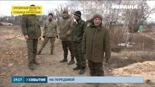 В Станице Луганской военные укрепляют свои позиции