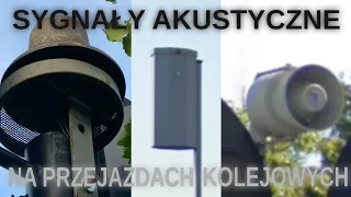 Rodzaje sygnałów akustycznych na polskich przejazdach kolejowych