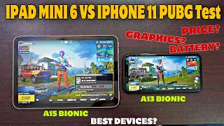 iPhone 11 Vs iPad Mini 6 PUBG Test | Price? | Graphics? | Battery? | Heat & Lag | Electro Sam