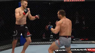 MichaelChandler Knockout DanHooker In UFC 257 Ultra Slow Motion