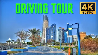 Exploring Downtown Abu Dhabi in 4k | Driving Tour