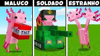 ESSES SÃO OS NOVOS AXOLOTES DO MINECRAFT