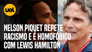 PIQUET repete racismo e é homofóbico com HAMILTON: 'NEGUINHO devia esta dando MAIS C*'