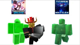 Tower Defense Simulator (TDS) And Tower Battles (TB) Similarities In A Nutshell!  (Roblox)