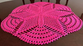 Hermoso Centro de Mesa a Crochet, paso a paso🧶