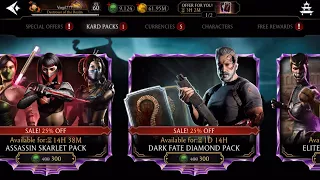 MK Mobile Dark Fate Diamond Pack Opening