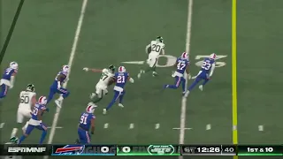 AARON RODGERS FIRST JETS PLAY BREECE HALL HUGE RUN