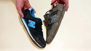 ASMR Shoe Shine - Beautiful Cleaning Sneakers - New Balance 420