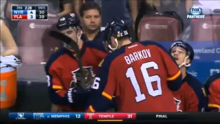Barkov and Jagr Score 39 Seconds Apart to Tie the Game vs Rangers