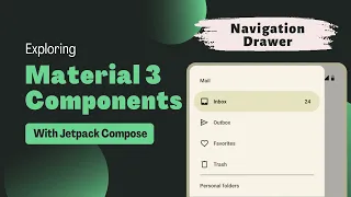 Navigation Drawer | Exploring Material Design 3 Components | Jetpack Compose | Android | Kotlin