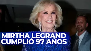 ¡MIRTHA FESTEJÓ SUS 97 AÑOS! Una noche inolvidable con 40 invitados y un show de Jairo