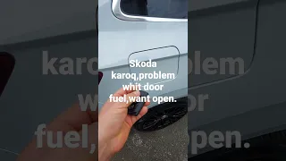 Skoda Karoq door fuel want open,problem solved.