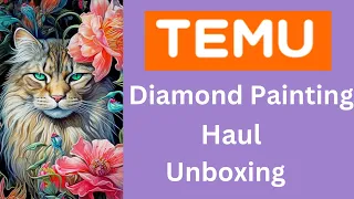 TEMU Diamond Painting Haul - Unboxing