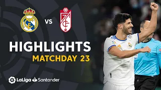 Highlights Real Madrid vs Granada CF (1-0)