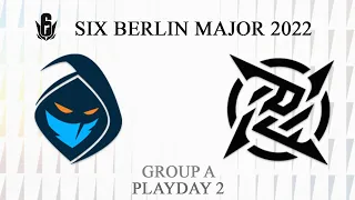 RGE vs NiP @Bank | Six Major Berlin 2022 | Playday 2