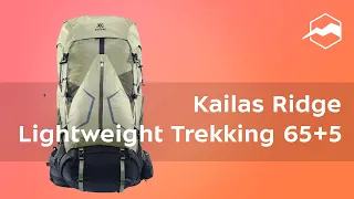 Рюкзак Kailas Ridge III Lightweight Trekking 65+5L. Обзор