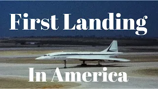 Experimental Concorde aircraft F-WTSA lands at DFW 9/20/73  Part 1